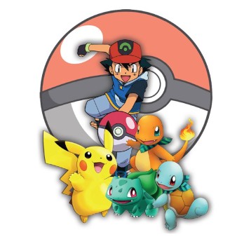 Sagoma in MDF Pokemon - 85 cm con supporto