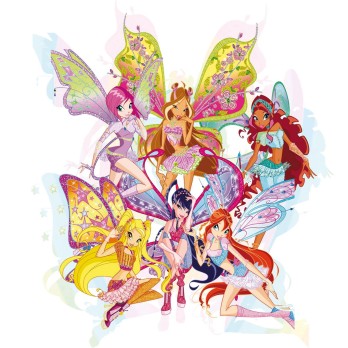Sagoma in MDF Winx - 85 cm con supporto