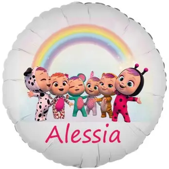 Palloncino foil personalizzabile Cry Babies