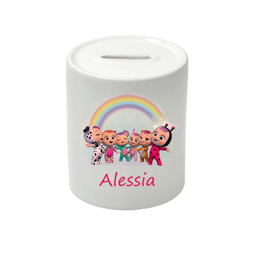 Salvadanaio in Ceramica Cry Babies personalizzabile