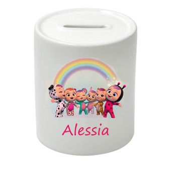 Salvadanaio in Ceramica Cry Babies personalizzabile
