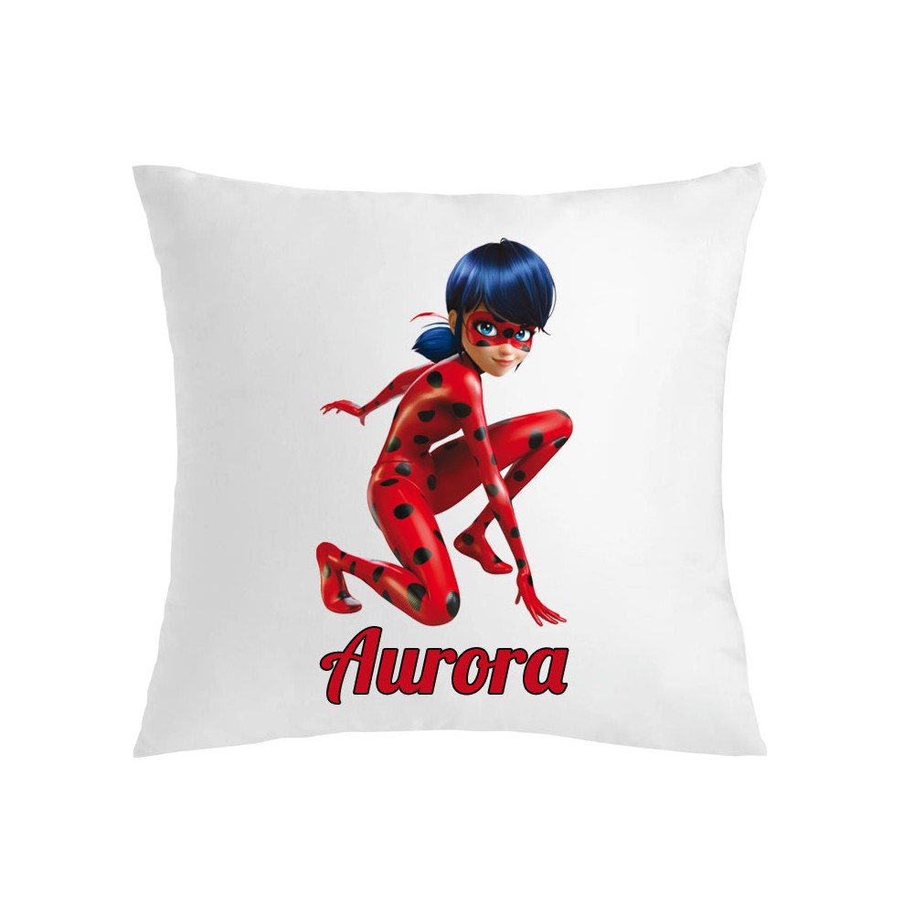 Cuscino Ladybug Miraculus personalizzabile - 1 pz