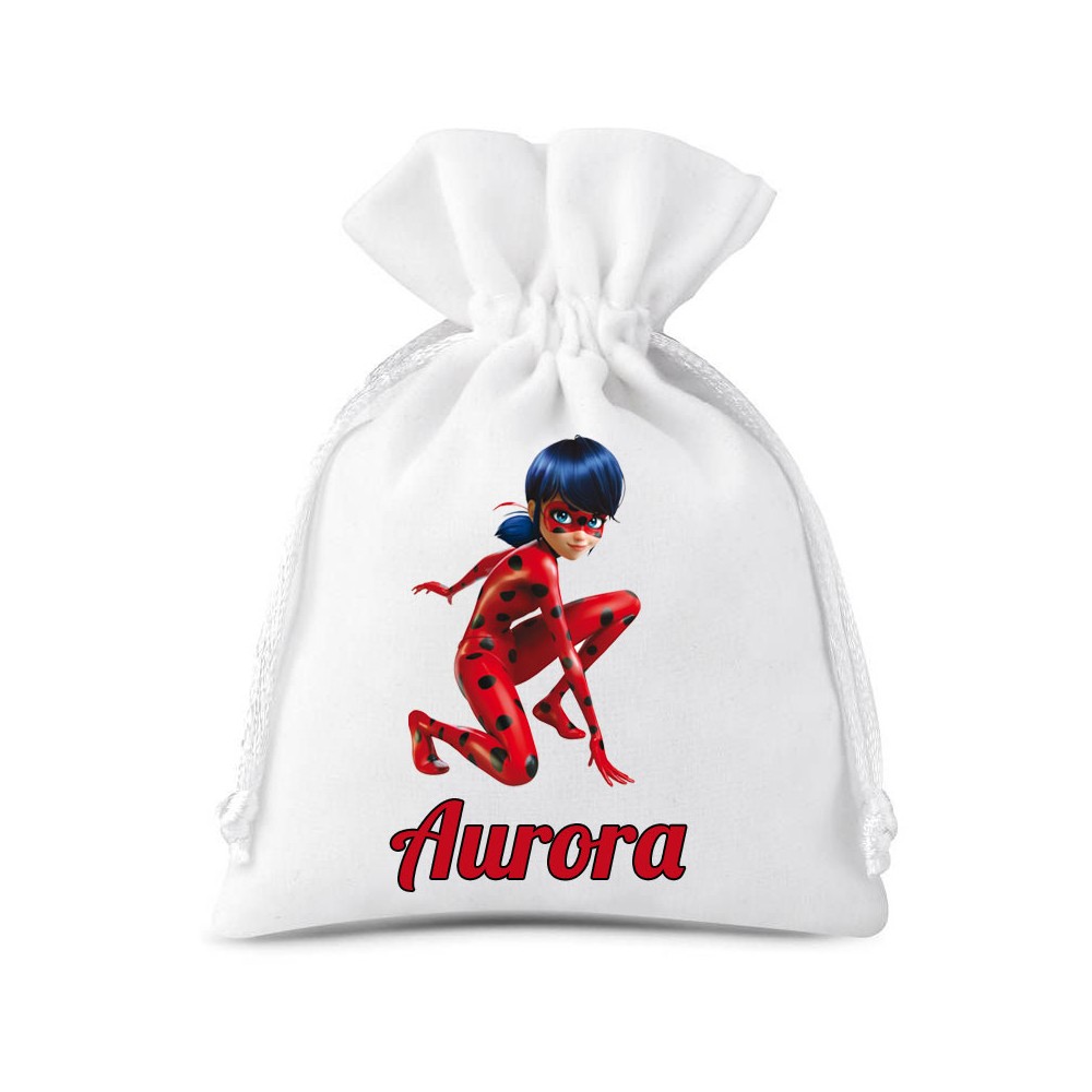 30 Sacchetti Ladybug Miraculus personalizzabili