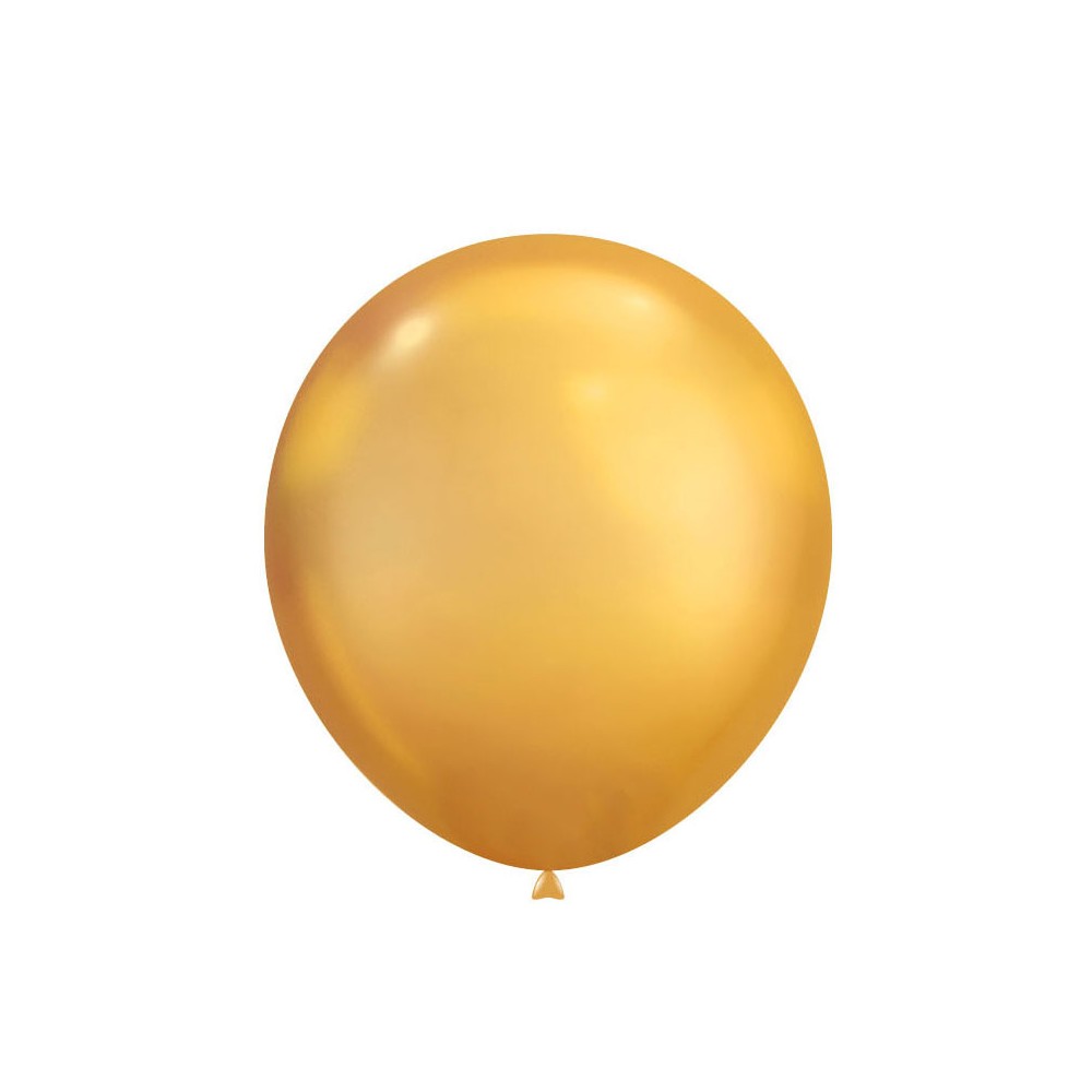 100 Palloncini Soft Line Chrome 5 - 13 cm Oro SLC5 116