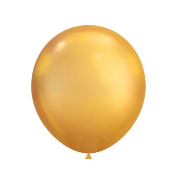 100 Palloncini Soft Line Chrome 5 - 13 cm Oro SLC5 116