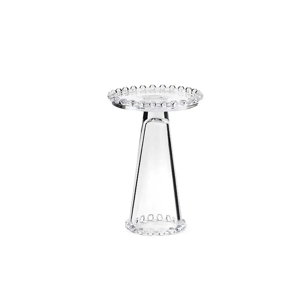 Alzatina Porta candele in vetro dia 10,5 cm 15 cm h HB29/15