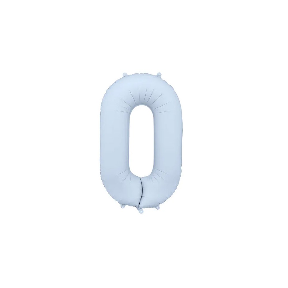 Palloncino foil opaco 0 blu nebbia 86 cm 34\'\'  FB1T-0-093