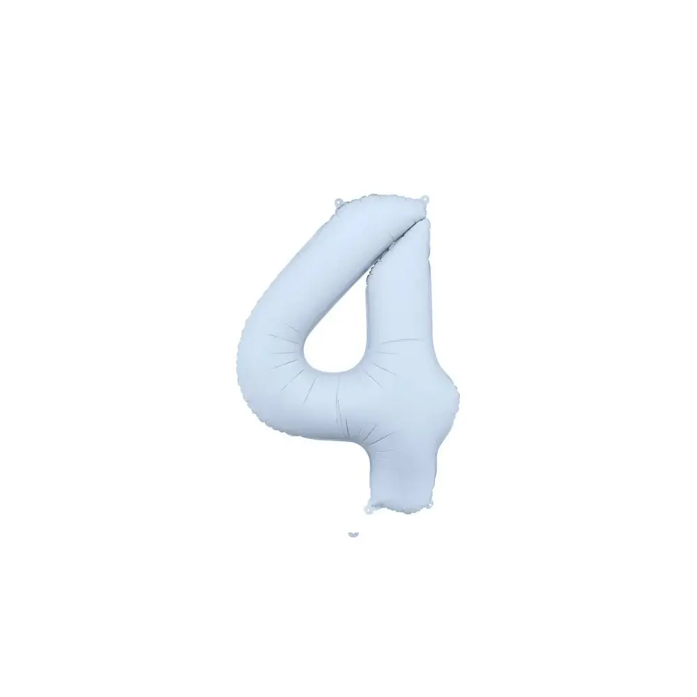 Palloncino foil opaco 4 blu nebbia 86 cm 34\'\' FB1T-4-093