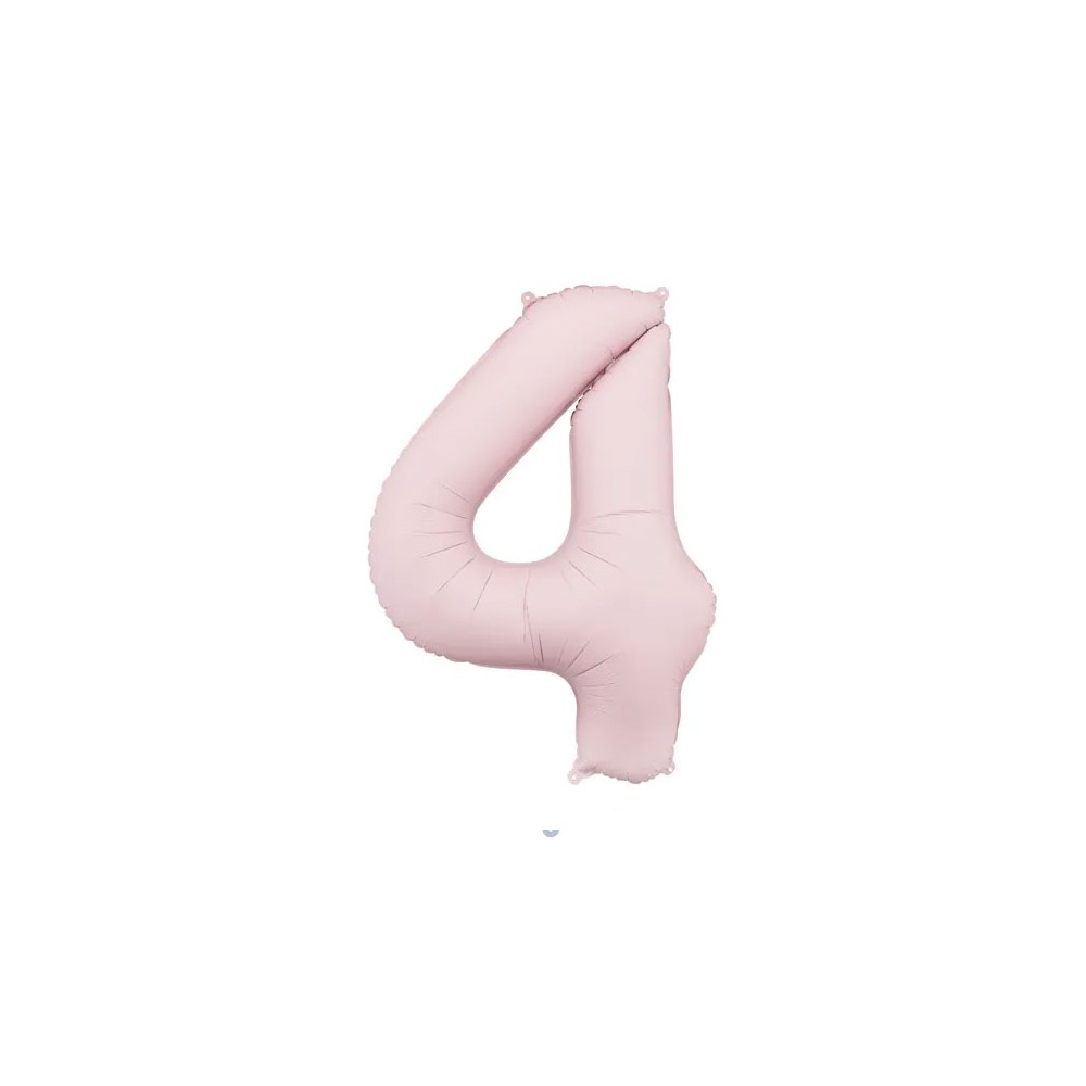 Palloncino foil opaco 4 rosa chiaro 86 cm 34\'\' FB1T-4-081J