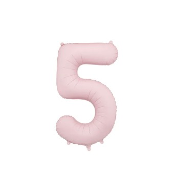 Palloncino foil opaco 5 rosa chiaro 86 cm 34\'\' FB1T-5-081J