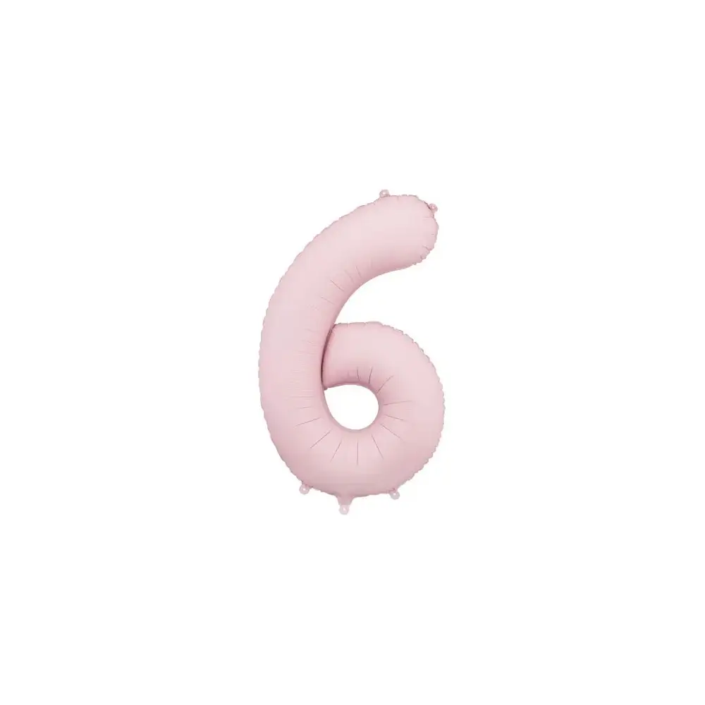 Palloncino foil opaco 6 rosa chiaro 86 cm 34\'\' FB1T-6-081J