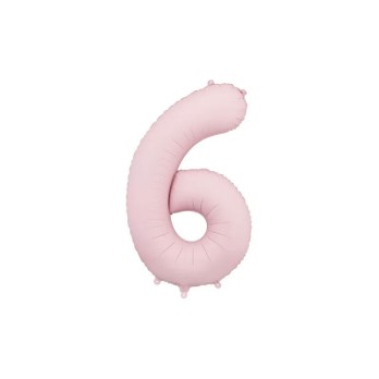 Palloncino foil opaco 6 rosa chiaro 86 cm 34\'\' FB1T-6-081J