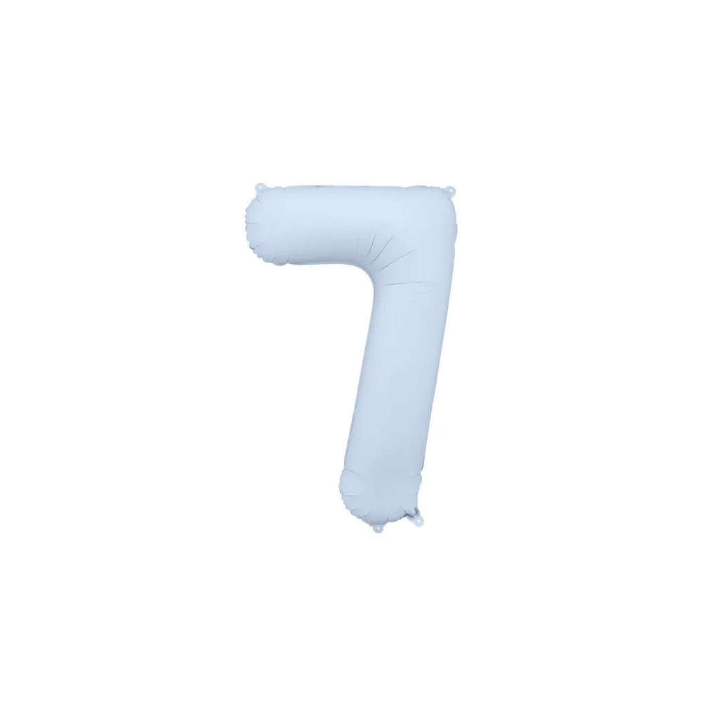 Palloncino foil opaco 7 blu nebbia 86 cm 34\'\' FB1T-7-093