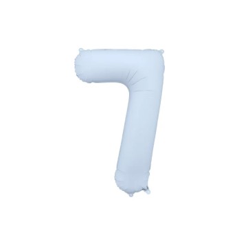 Palloncino foil opaco 7 blu nebbia 86 cm 34\'\' FB1T-7-093