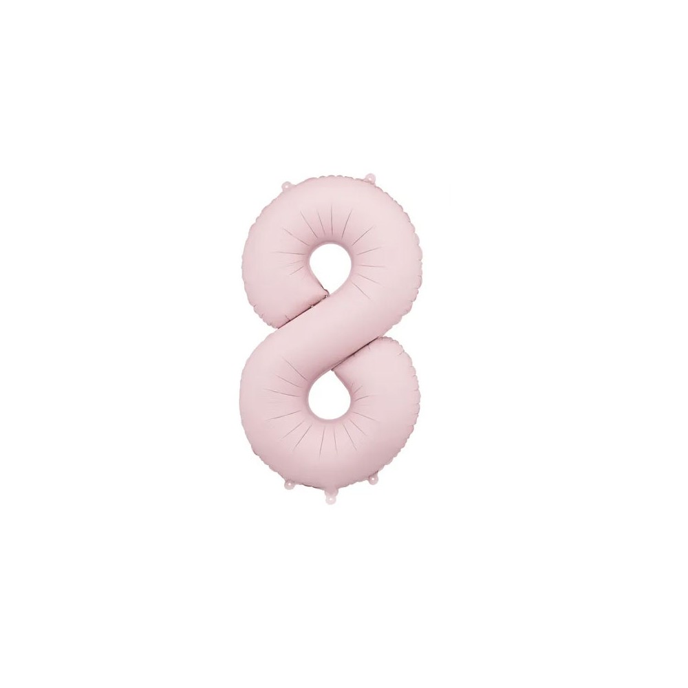 Palloncino foil opaco 8 rosa chiaro 86 cm 34\'\' FB1T-8-081J