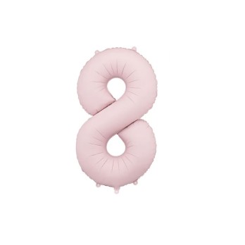Palloncino foil opaco 8 rosa chiaro 86 cm 34\'\' FB1T-8-081J