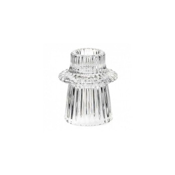 Porta candele in vetro piccolo dia 6 cm  h7 cm h85/7