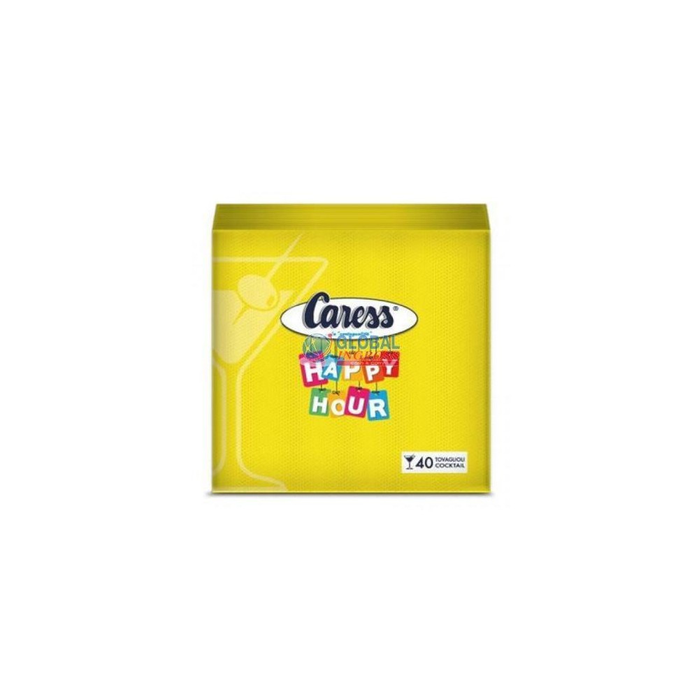 tovaglioli mini in carta 40 pz. gialli