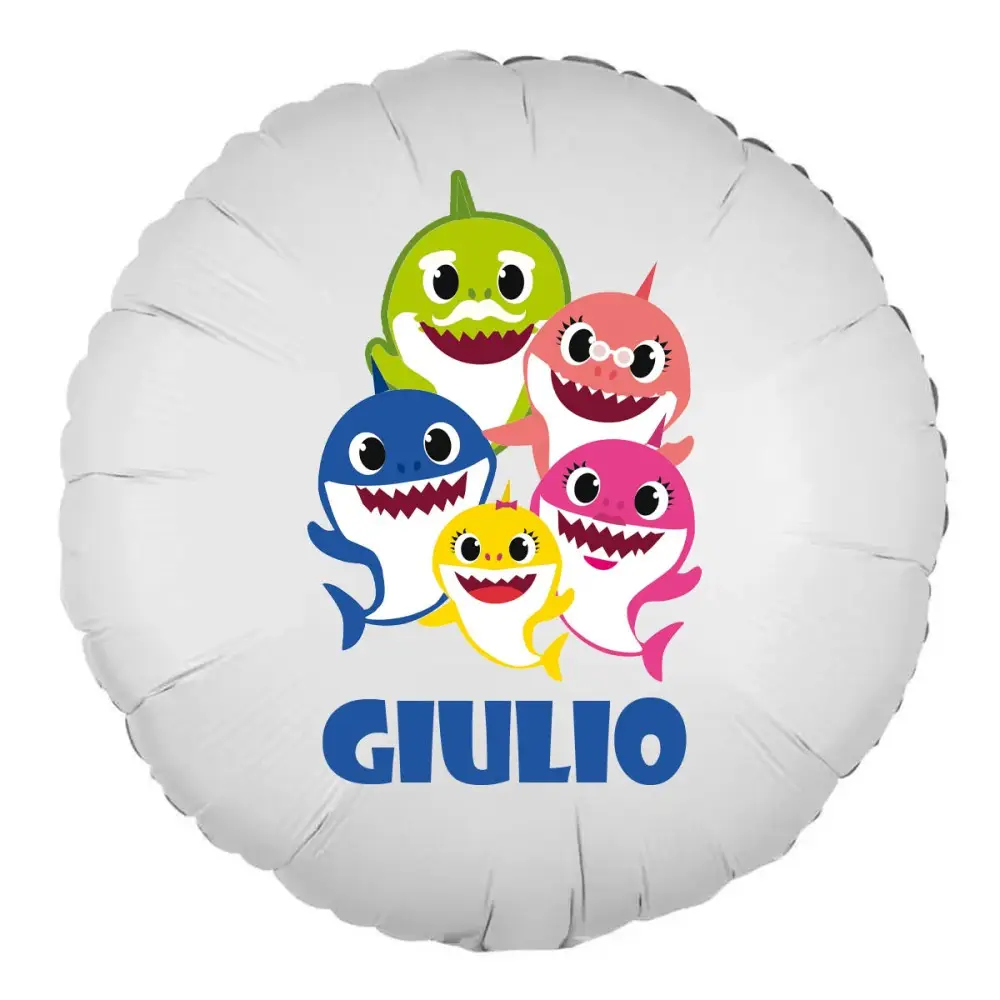 Palloncino foil personalizzabile Baby Shark