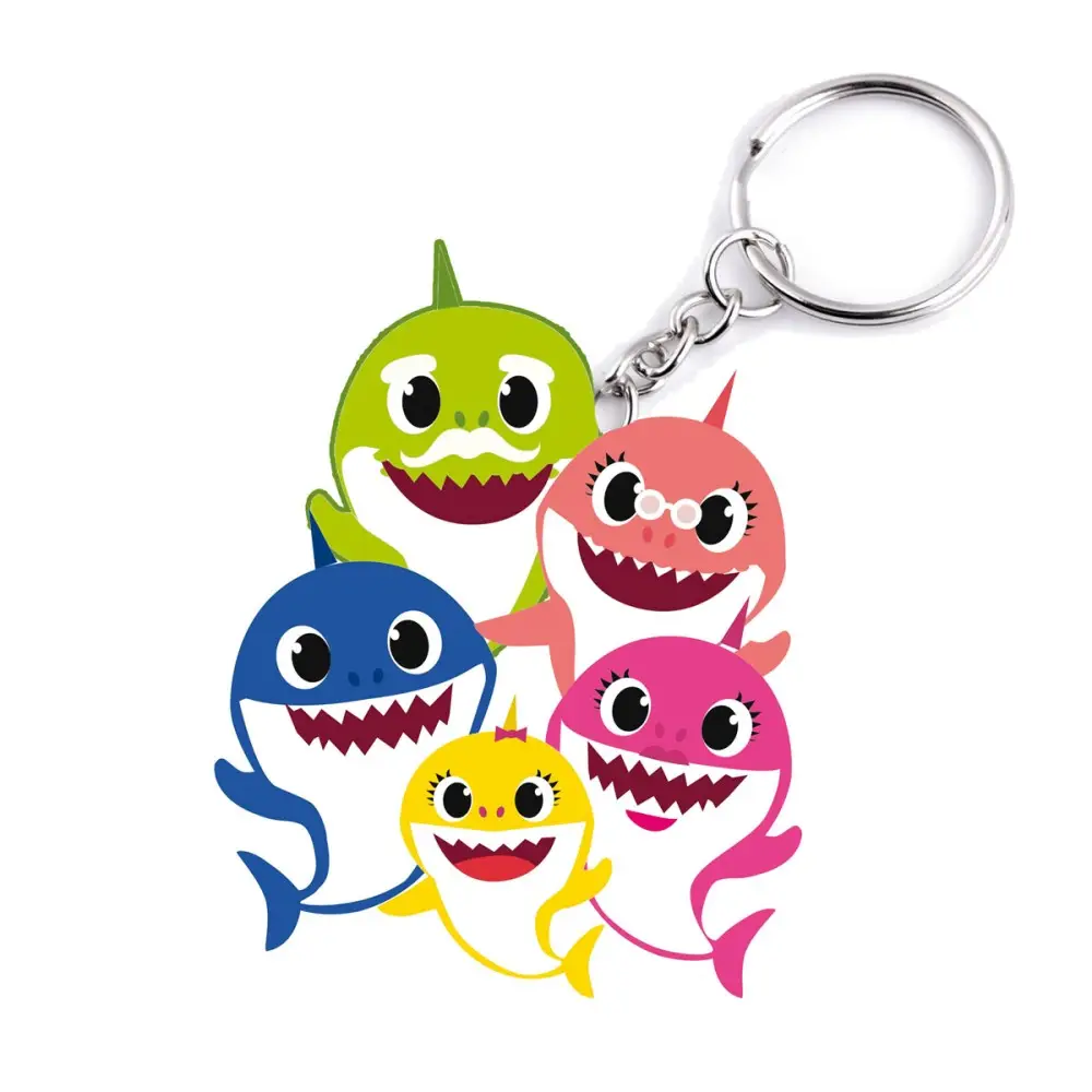 Portachiavi in Plexiglass Baby Shark - 10 pz