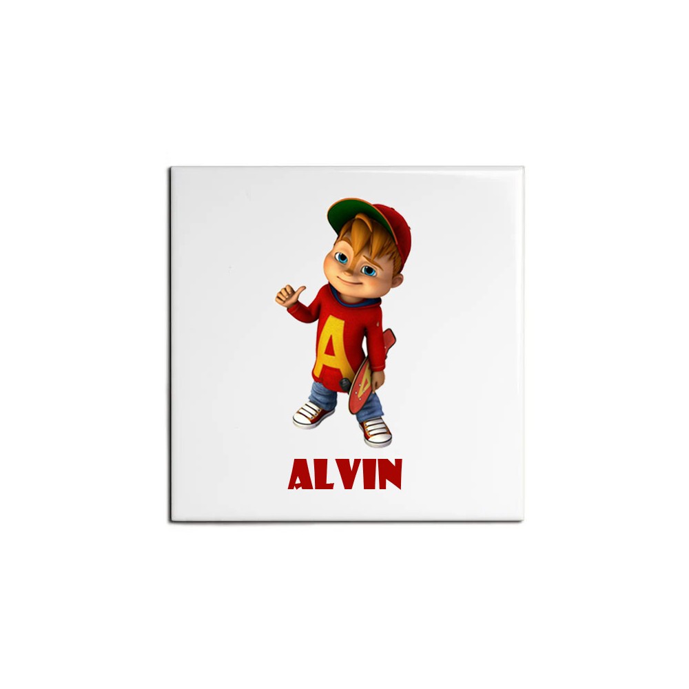 Mattonella magnete Alvin Personalizzabile 10 pz