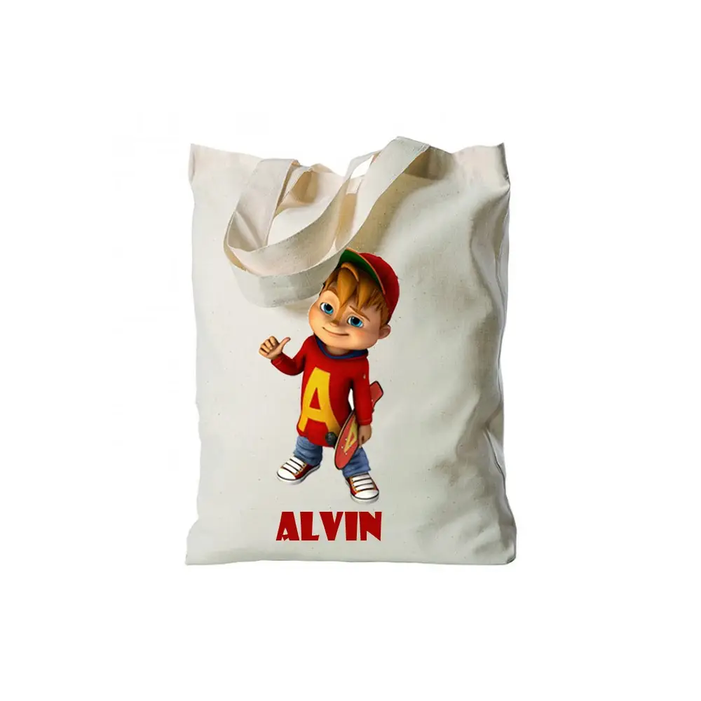 Borsa Shopper Alvin in Tessuto Personalizzabile 2 pz
