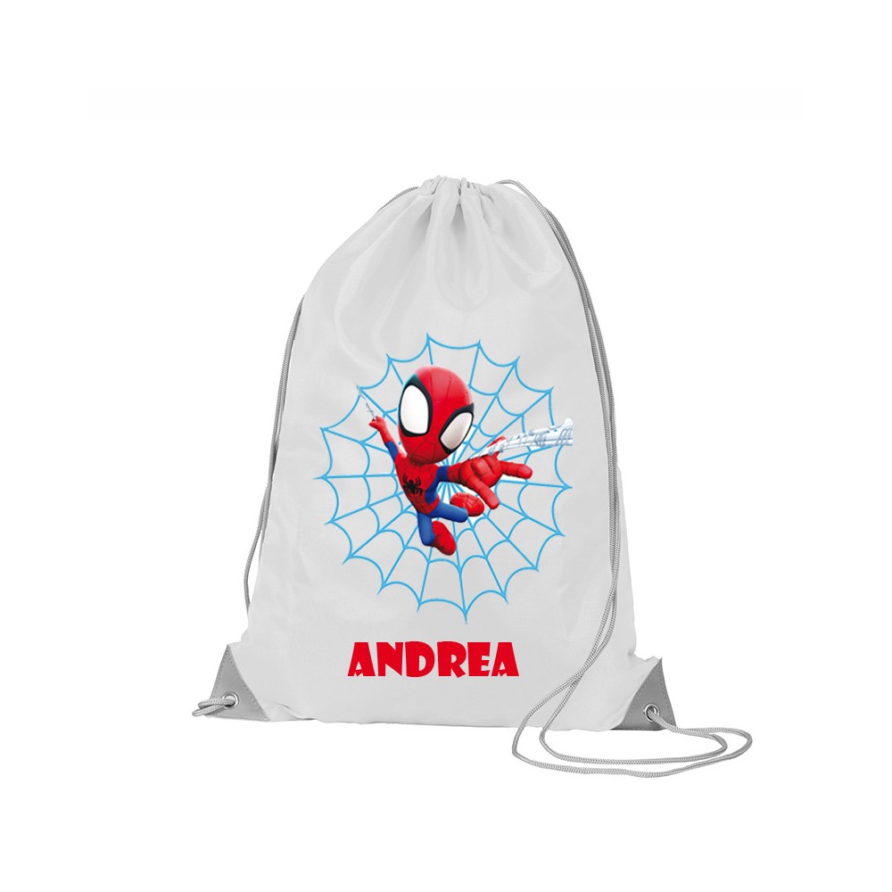 Sacca Zaino in nylon Spidey - 5 pz