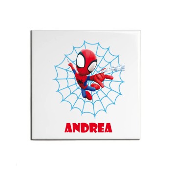 Mattonella magnete Spidey Personalizzabile 10 pz