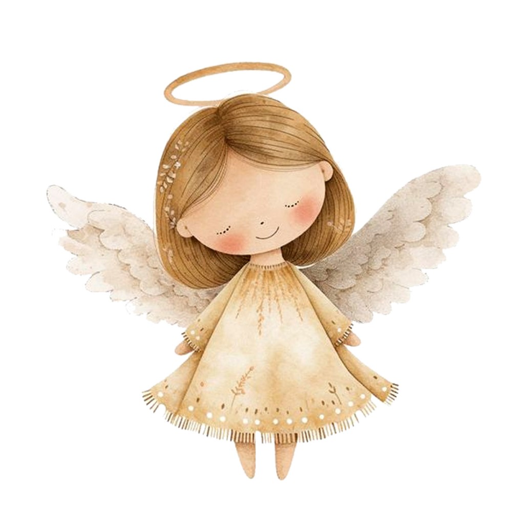 Sagoma in polistirolo Little Angel 30 cm