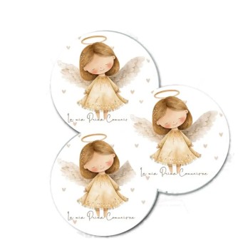 Tondo Adesivo Little Angel 3,5 cm - 1pz