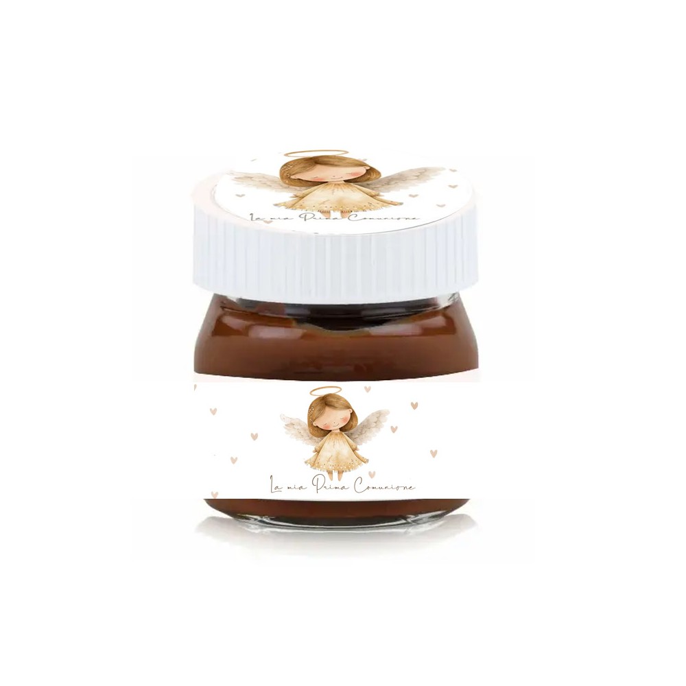 Nutellina Tema Prima comunione Little Angel - 12 pz