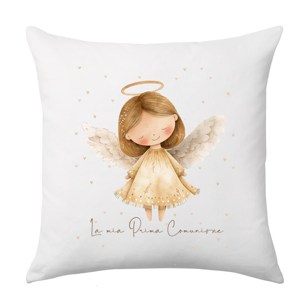 Cuscino Little Angel prima Comunione personalizzabile - 1 pz