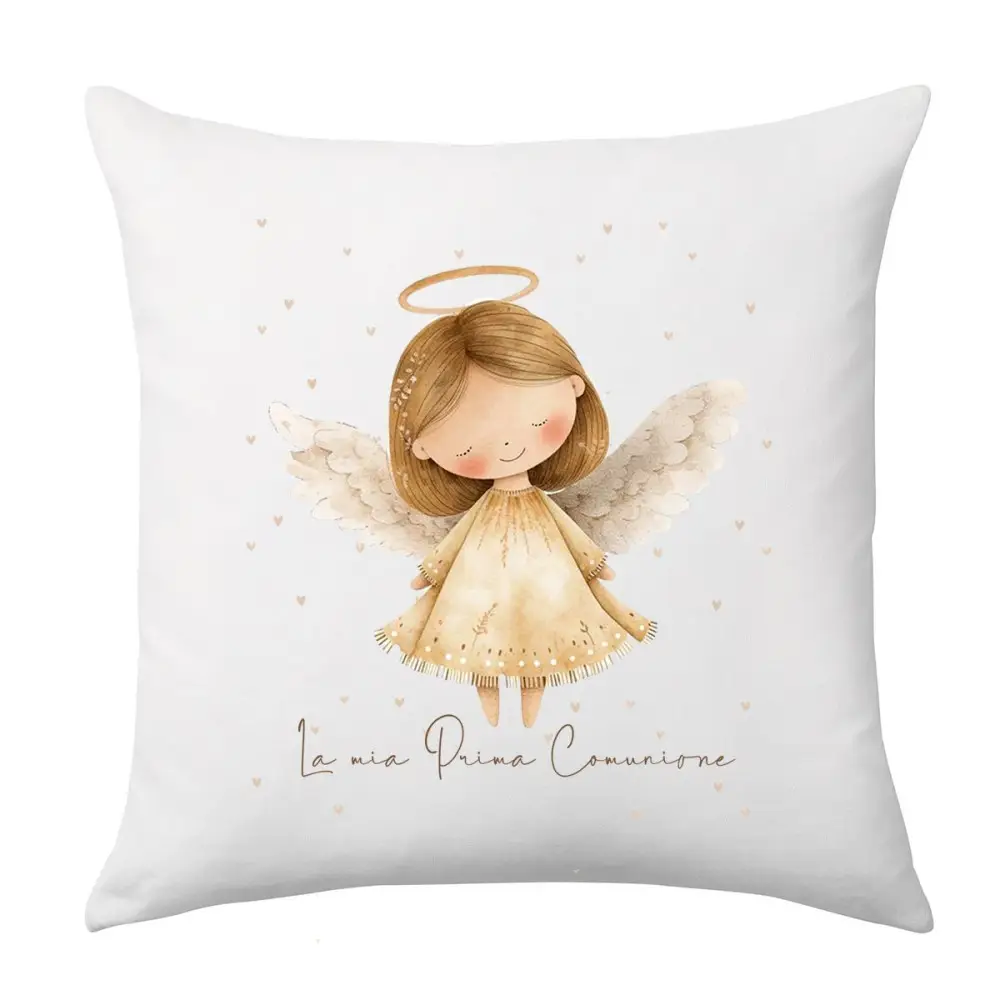 Cuscino Little Angel prima Comunione personalizzabile - 1 pz
