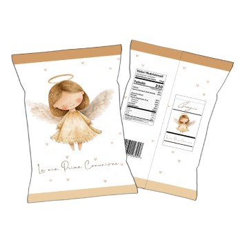Patatine Little Angel Prima Comunione personalizzabili - 20 Buste