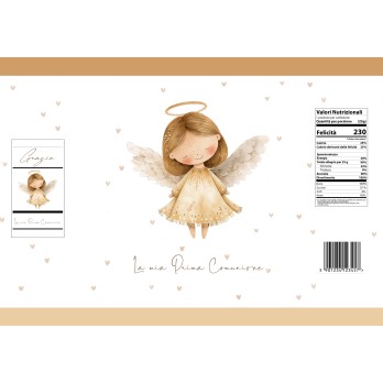 Patatine Little Angel Prima Comunione personalizzabili - 20 Buste