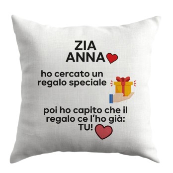 Cuscino regalo per la Zia personalizzabile - 1 pz