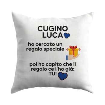 Cuscino regalo famiglia "Regalo Speciale" personalizzabile - 1 pz