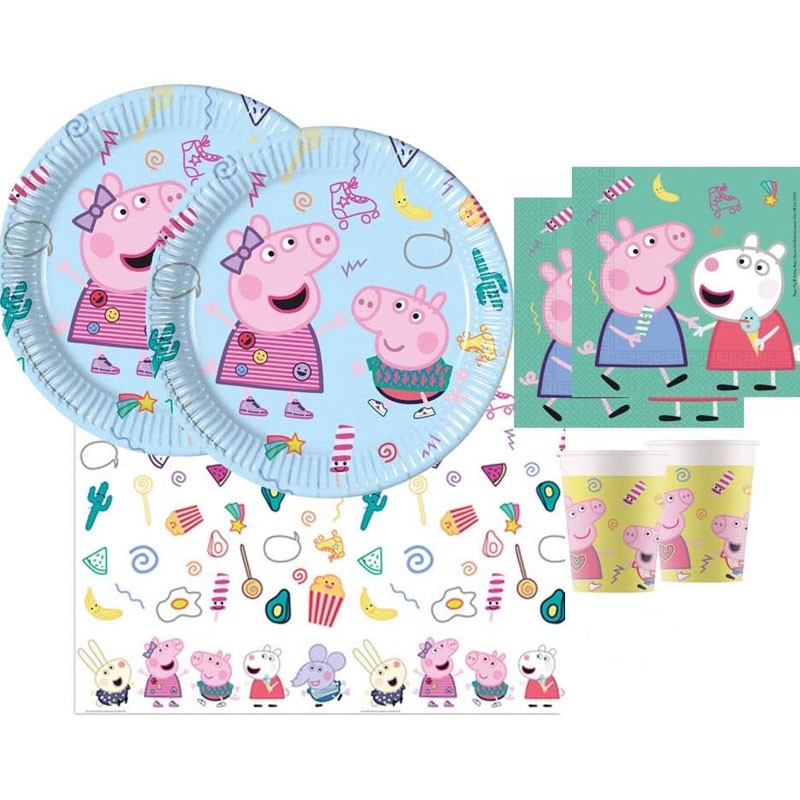 Kit Peppa Pig new con sagoma personalizzabile
