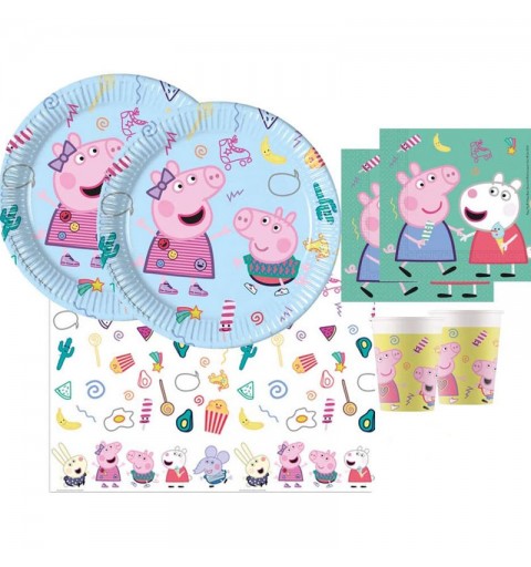Kit Peppa Pig new con sagoma personalizzabile