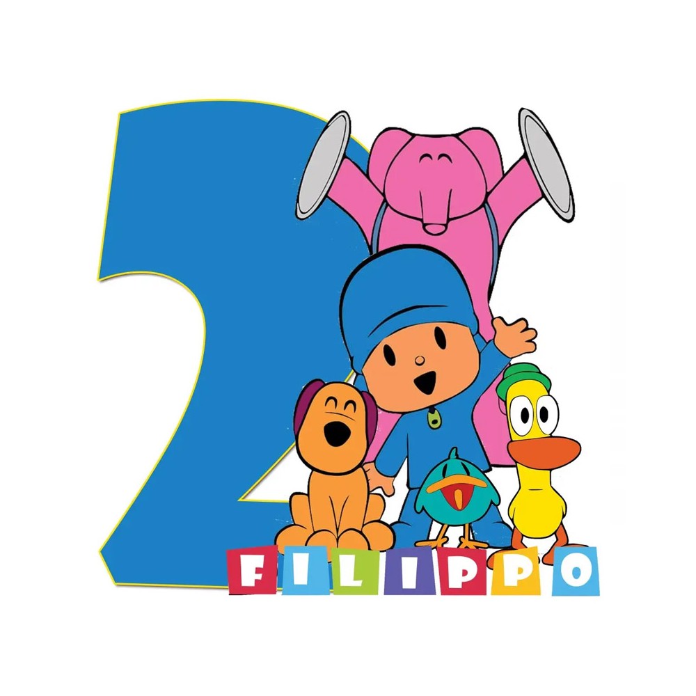 Kit Pocoyo con sagoma Personalizzabile