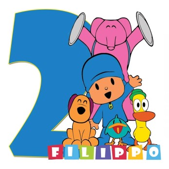 Kit Pocoyo con sagoma Personalizzabile