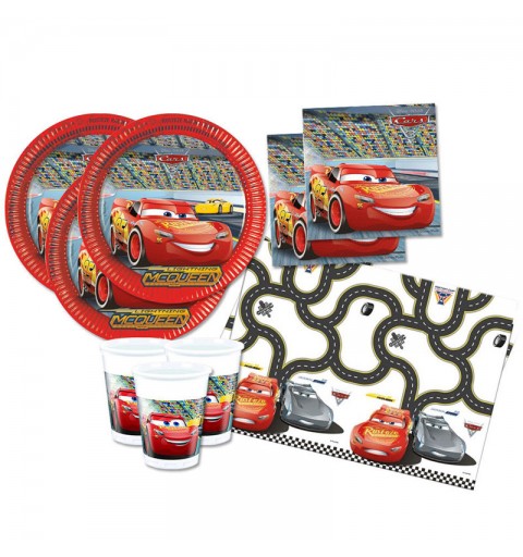 Kit Tavola Cars 3 con sagoma polistirolo personalizzabile