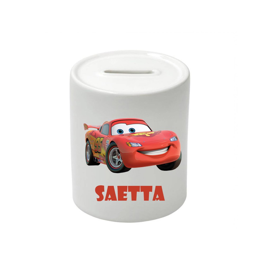 Salvadanaio in Ceramica Cars personalizzabile