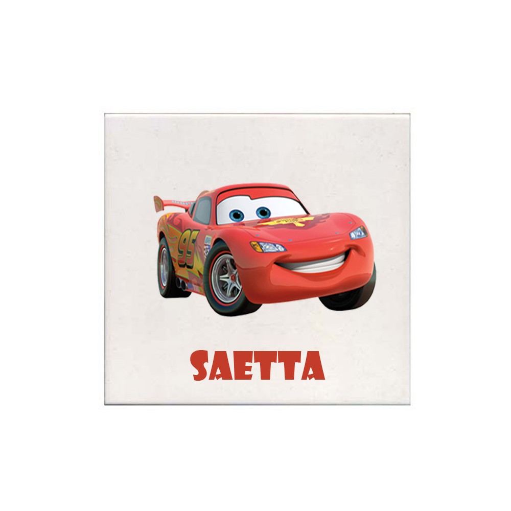 Mattonella magnete Cars Personalizzabile 10 pz