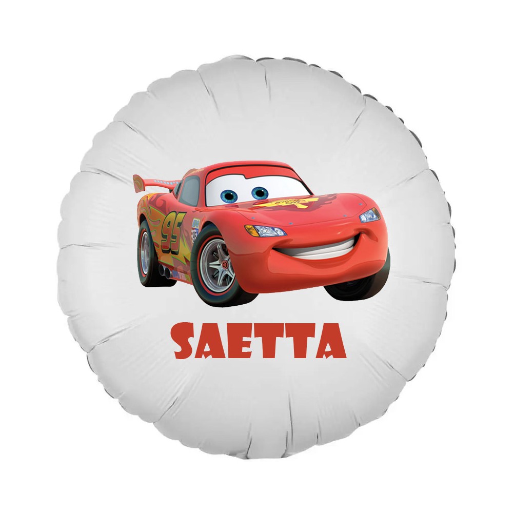 Palloncino foil personalizzabile Cars