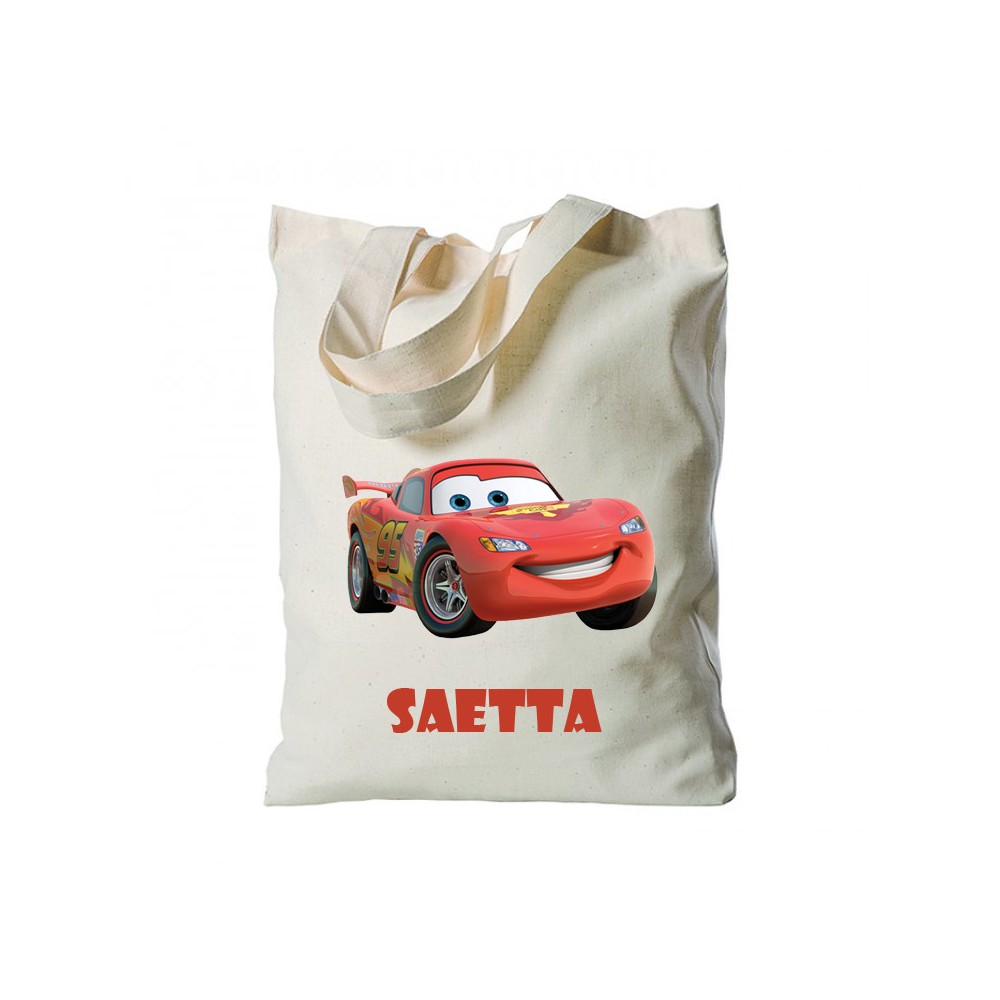 Borsa Shopper Cars in Tessuto Personalizzabile 2 pz