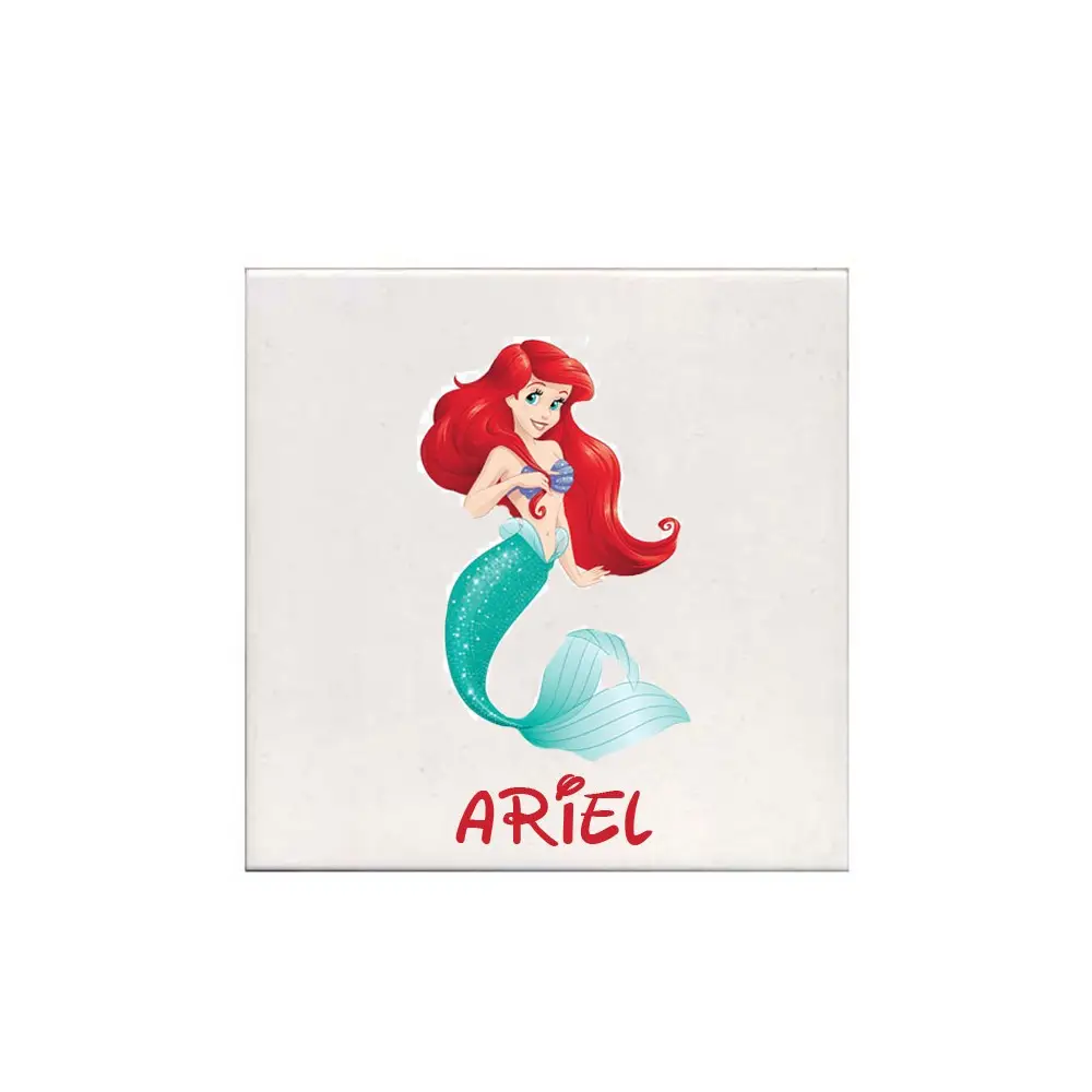 Mattonella magnete Sirenetta Ariel Personalizzabile 10 pz