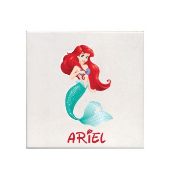Mattonella magnete Sirenetta Ariel Personalizzabile 10 pz