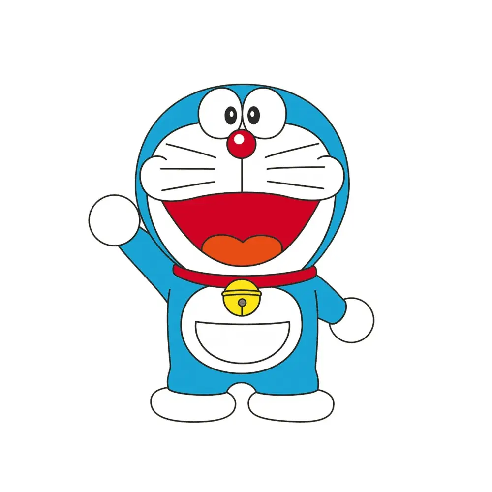 Sagoma in MDF Doraemon - 85 cm con supporto