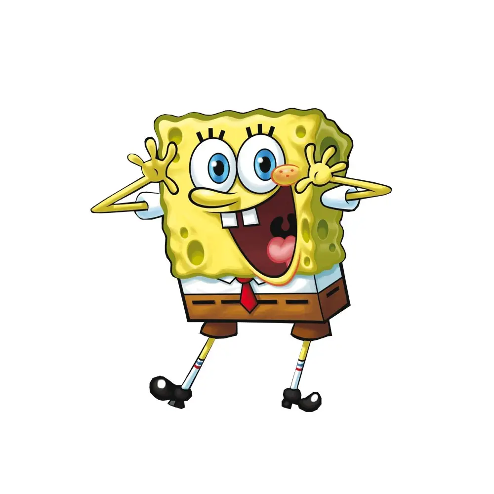 Sagoma in MDF Spongebob - 85 cm con supporto